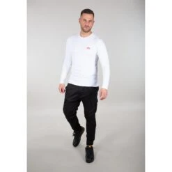 T-shirt Manches Longues Alpha Industries Back Print Heavy -T shirt Actif Boutique 116571 09 alpha industries back print ls 003