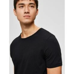 T-shirt Selected Manches Courtes Col Rond Morgan -T shirt Actif Boutique 16071775 3259322 5