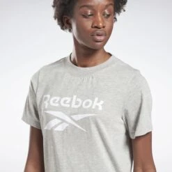T-shirt Femme Reebok Identity Logo -T shirt Actif Boutique GQ9462 3