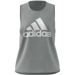 Débardeur Logo Femme Adidas Essentials -T shirt Actif Boutique adidas hd1767 8 apparel zip turntable 3d 1 white