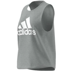 Débardeur Logo Femme Adidas Essentials -T shirt Actif Boutique adidas hd1767 8 apparel zip turntable 3d 8 white