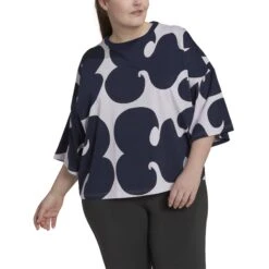 T-shirt Femme Adidas Marimekko GT -T shirt Actif Boutique adidas hh8754 4 apparel on model front view white