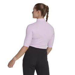 T-shirt Ajusté Femme Adidas Mission Victory -T shirt Actif Boutique adidas hn4831 5 apparel on model back view white xo