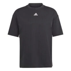 T-shirt De Danse 3 Bandes Femme Adidas Boyfriend -T shirt Actif Boutique adidas ia3183 1 apparel photography front view white bv