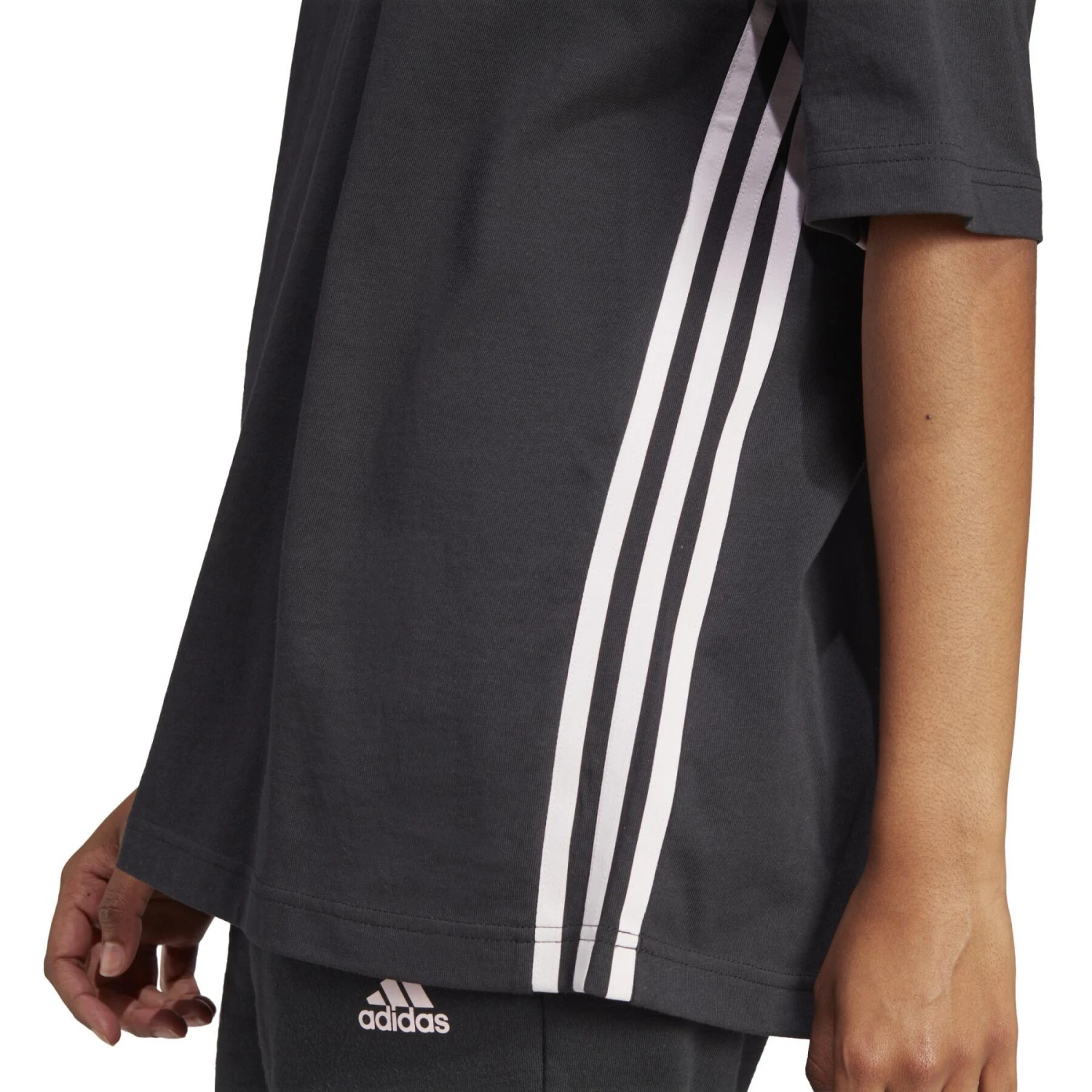 T-shirt De Danse 3 Bandes Femme Adidas Boyfriend – Image 8