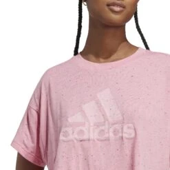 T-shirt Femme Adidas Future Icons Winners -T shirt Actif Boutique adidas ic0496 7 apparel on model detail view 1 white