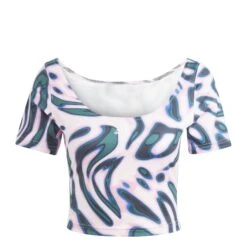 T-shirt Imprimé Femme Adidas Vibrant Crop