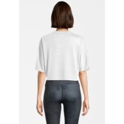 T-shirt Crop Femme Fila Recanati -T shirt Actif Boutique fila faw0048 10001 a 02