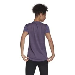 T-shirt Femme Adidas Design 2 Move Logo -T shirt Actif Boutique fl9229 app on model back white