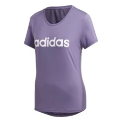 T-shirt Femme Adidas Design 2 Move Logo -T shirt Actif Boutique fl9229 app photo front center white