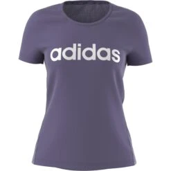 T-shirt Femme Adidas Design 2 Move Logo -T shirt Actif Boutique fl9229 app virtual front white