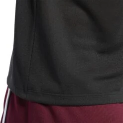 T-shirt Femme Reebok Workout Ready Supremium Slim Fit Big Logo -T shirt Actif Boutique ft0955 app on model detail 2 white