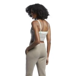 REEBOK CLASSICS Débardeur Femme Reebok Strappy Rib -T shirt Actif Boutique gj4895 app on model back white