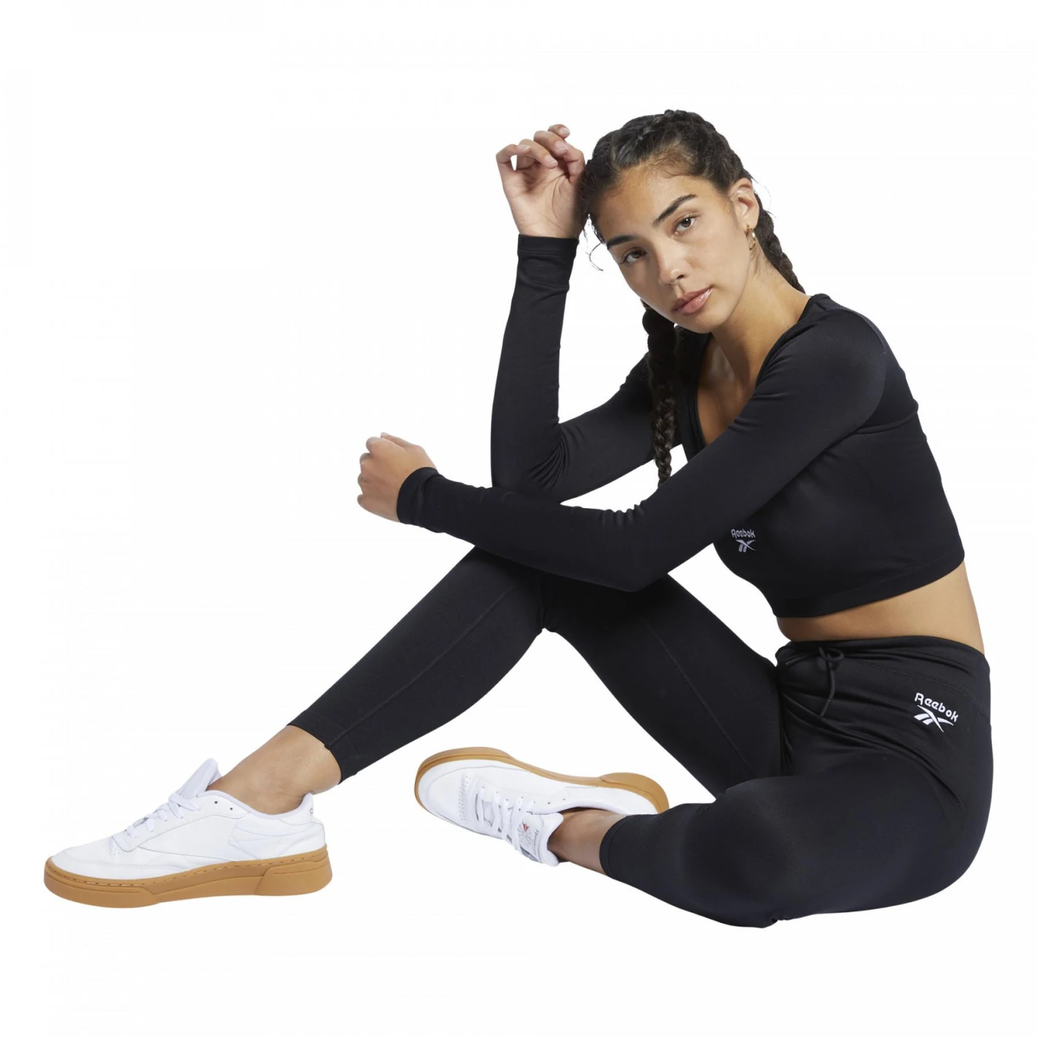 T-shirt Manches Longues Femme Reebok Classics Wardrobe Essentials 8 T-shirt Manches Longues Femme Reebok Classics Wardrobe Essentials – Image 6