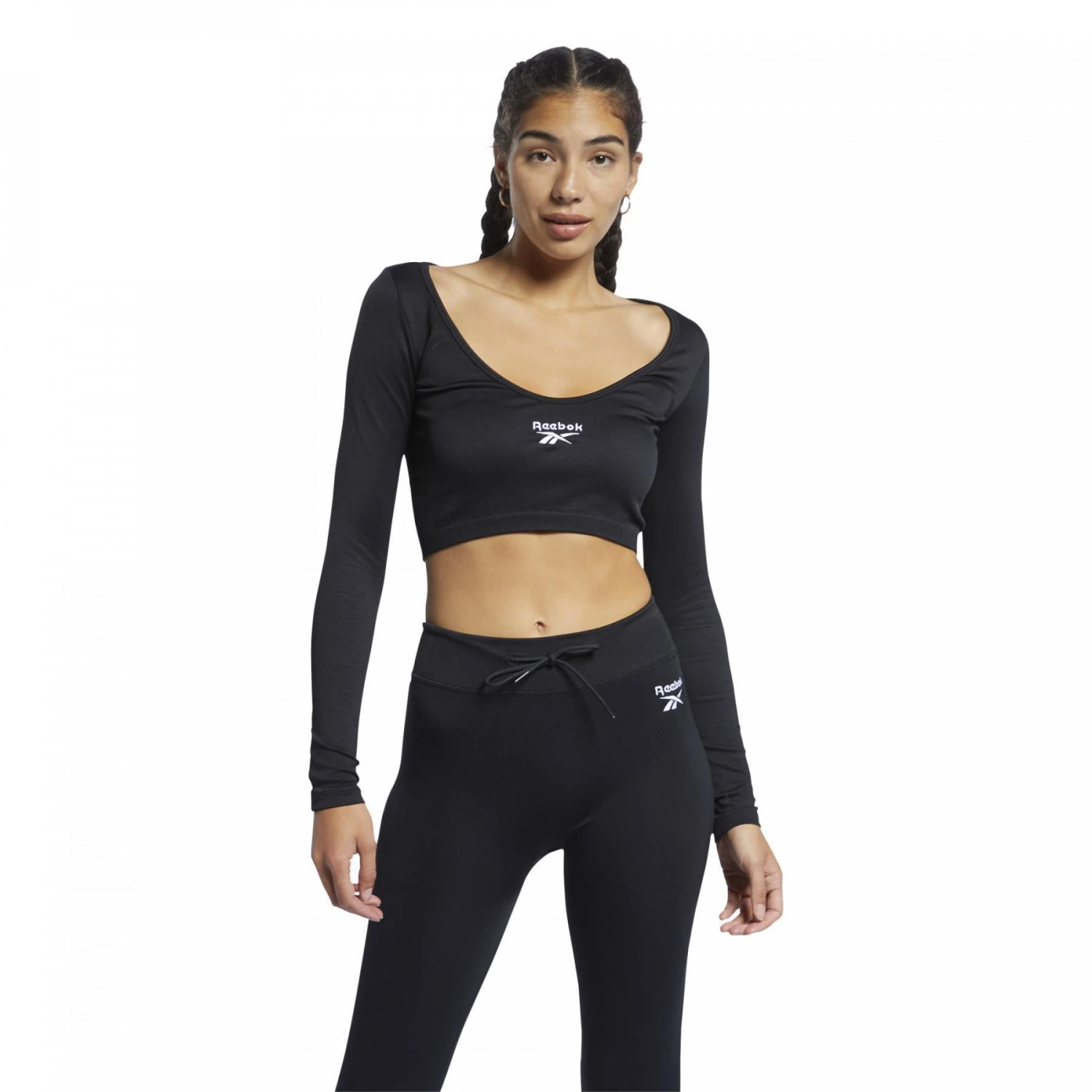 T-shirt Manches Longues Femme Reebok Classics Wardrobe Essentials 3 T-shirt Manches Longues Femme Reebok Classics Wardrobe Essentials