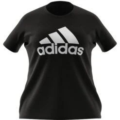 T-shirt Grande Taille Femme Adidas Essentials Logo -T shirt Actif Boutique gs1378 app virtual 3d 1 white