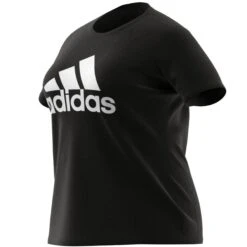 T-shirt Grande Taille Femme Adidas Essentials Logo -T shirt Actif Boutique gs1378 app virtual 3d 7 white