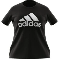 T-shirt Grande Taille Femme Adidas Essentials Logo -T shirt Actif Boutique gs1378 app virtual front white