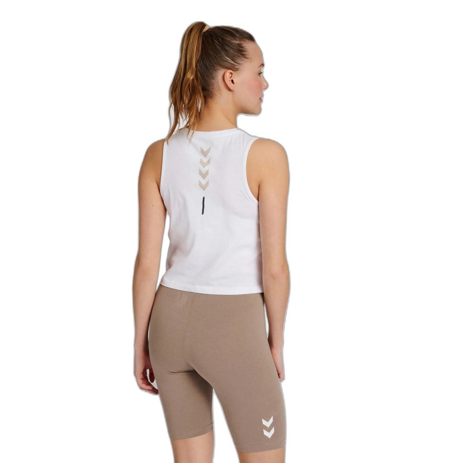 Lot De 2 Débardeurs Crop Coton Femme Hummel TE Cali 7 Lot De 2 Débardeurs Crop Coton Femme Hummel TE Cali – Image 5