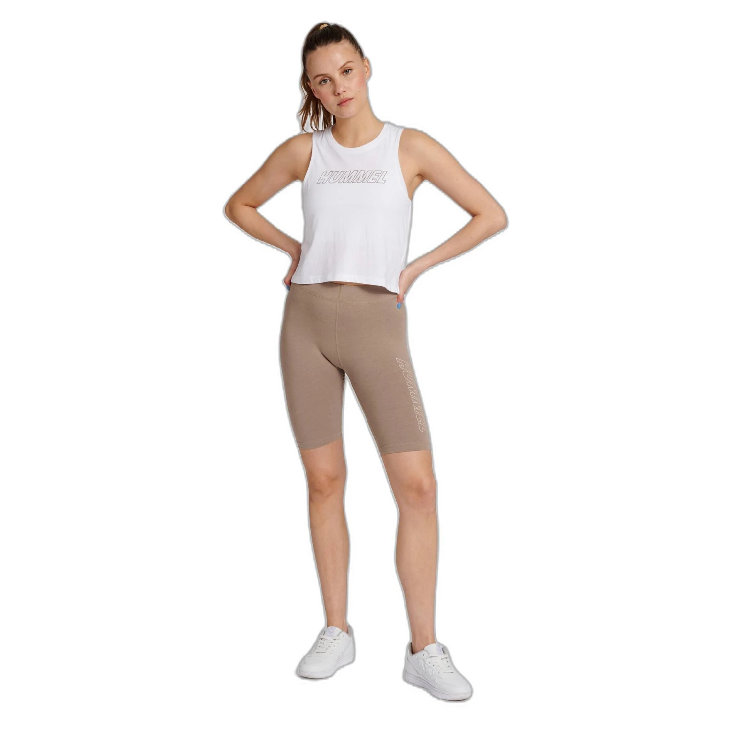Lot De 2 Débardeurs Crop Coton Femme Hummel TE Cali 9 Lot De 2 Débardeurs Crop Coton Femme Hummel TE Cali – Image 7