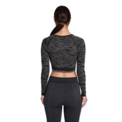 T-shirt Crop Femme Hummel MT Saga -T shirt Actif Boutique hummel 215725 1038 black 2