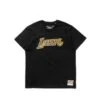 Mitchell & Ness T-shirt Los Angeles Lakers NBA Team Logo -T shirt Actif Boutique mitchell ness bmtrintl1051 lalblck noir 4