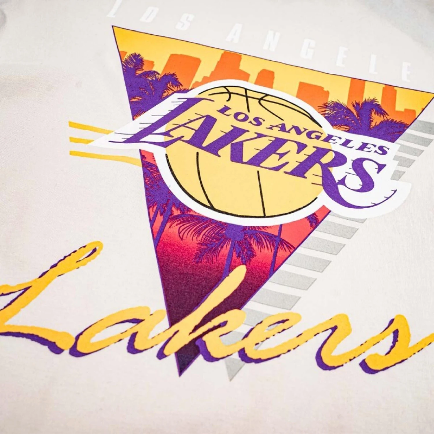 Mitchell & Ness T-shirt Los Angeles Lakers NBA Final Seconds 4 Mitchell & Ness T-shirt Los Angeles Lakers NBA Final Seconds – Image 2