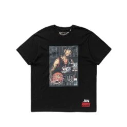 Mitchell & Ness T-shirt Philadelphia 76ers NBA Slam Allen Iverson -T shirt Actif Boutique mitchell ness bmtrintl1059 p76blck noir 4