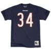 Mitchell & Ness T-shirt Chicago Bears Name & Number Walter Payton -T shirt Actif Boutique mitchell ness bnn4sc18192 cbenavy85wpa royal 1