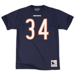 Mitchell & Ness T-shirt Chicago Bears Name & Number Walter Payton