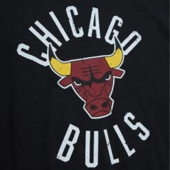 Mitchell & Ness T-shirt Chicago Bulls Legendary Slub -T shirt Actif Boutique mitchell ness tcrw5012 cbuyypppblck black 3