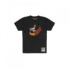 Mitchell & Ness T-shirt Houston Rockets Worn Logo -T shirt Actif Boutique mn nba intl869 houroc blk 0