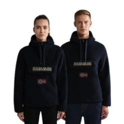 Polaire à Capuche Half Zip Napapijri T-Burgee -T shirt Actif Boutique napapijri np0a4gj3 176 2