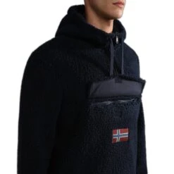 Polaire à Capuche Half Zip Napapijri T-Burgee -T shirt Actif Boutique napapijri np0a4gj3 176 6