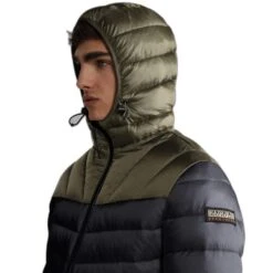 Sweatshirt à Capuche Napapijri Aerons Cb H -T shirt Actif Boutique napapijri np0a4gjl 041 5