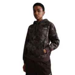 Sweatshirt à Capuche Femme Napapijri B-Earth Aop -T shirt Actif Boutique napapijri np0a4gl7 fbt mag3961994 1