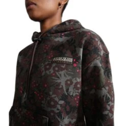 Sweatshirt à Capuche Femme Napapijri B-Earth Aop -T shirt Actif Boutique napapijri np0a4gl7 fbt mag3961994 4