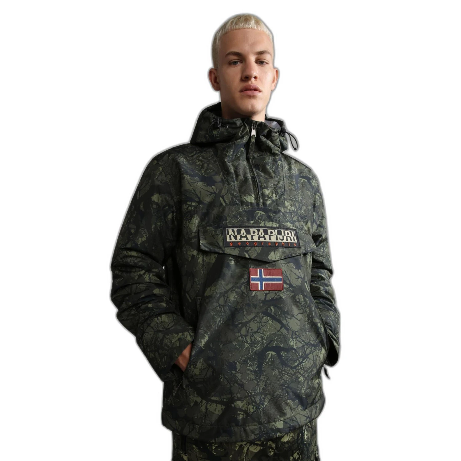 Sweatshirt à Capuche Napapijri Rainforest Pkt Prt 2 3 Sweatshirt à Capuche Napapijri Rainforest Pkt Prt 2