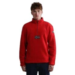 Polaire à Capuche Half Zip Napapijri T-Ayas -T shirt Actif Boutique napapijri np0a4grg rr9 2