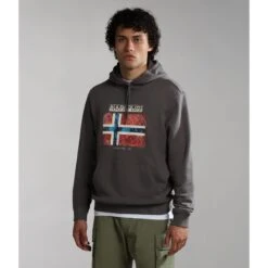 Sweatshirt à Capuche Napapijri Guiro -T shirt Actif Boutique napapijri np0a4gzt h31 03