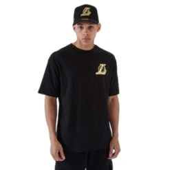 NEW ERA T-shirt Los Angeles Lakers NBA Metallic