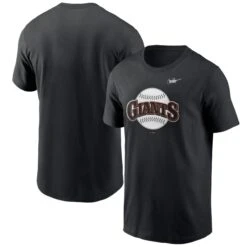 Nike T-shirt Giants Cooperstown Logo -T shirt Actif Boutique nike n199 00a g83 gdo black 3
