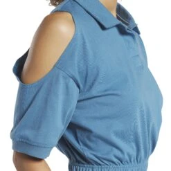 T-shirt Femme Reebok Classics Varsity -T shirt Actif Boutique reebok hs0366 6 apparel on model detail view 2 white