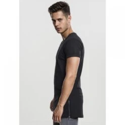 URBAN CLASSICS T-shirt Urban Classic Long Shaped Zip -T shirt Actif Boutique tb1225 00007 tb1225 m4 00007