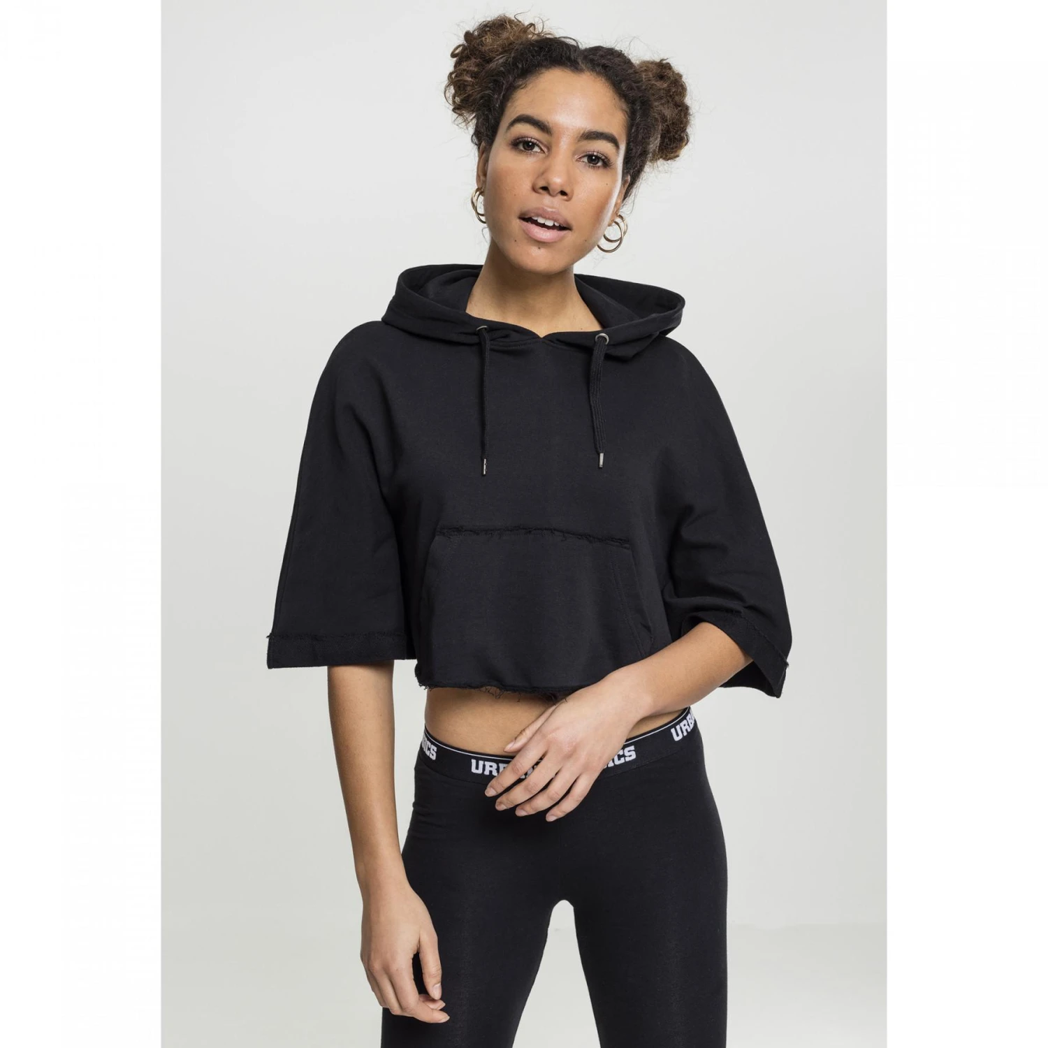 URBAN CLASSICS T-shirt Femme Urban Classic Hooded Poncho 4 URBAN CLASSICS T-shirt Femme Urban Classic Hooded Poncho – Image 2