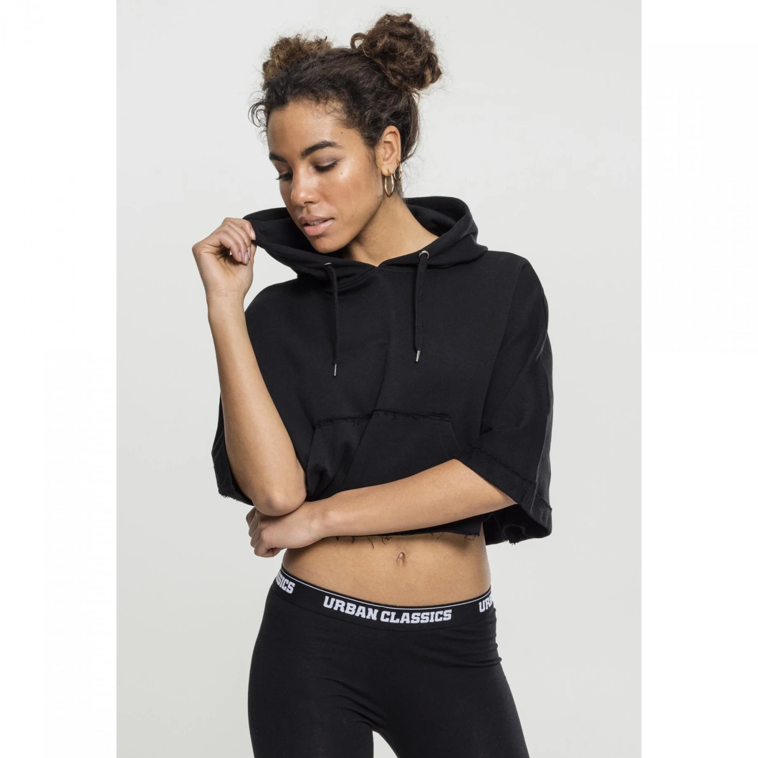 URBAN CLASSICS T-shirt Femme Urban Classic Hooded Poncho 6 URBAN CLASSICS T-shirt Femme Urban Classic Hooded Poncho – Image 4