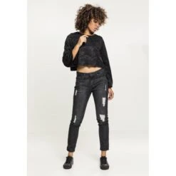 URBAN CLASSICS T-shirt Femme Urban Classic Jacquard