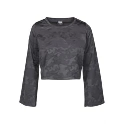 URBAN CLASSICS T-shirt Femme Urban Classic Jacquard -T shirt Actif Boutique tb2362 00777 tb2362 p1 00777 black camo