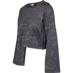 URBAN CLASSICS T-shirt Femme Urban Classic Jacquard -T shirt Actif Boutique tb2362 00777 tb2362 p3 00777 black camo