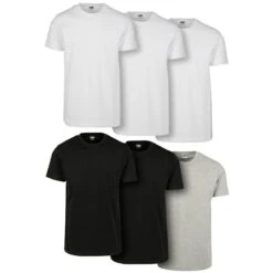URBAN CLASSICS T-shirt Grandes Tailles Urban Classic Basic 6-pa